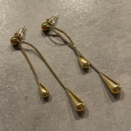 2506PR0791 / Double drop pierce（Gold）
