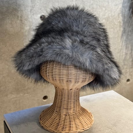 2510KC1022(S) / Mix Fur Hat（Gray/Black）