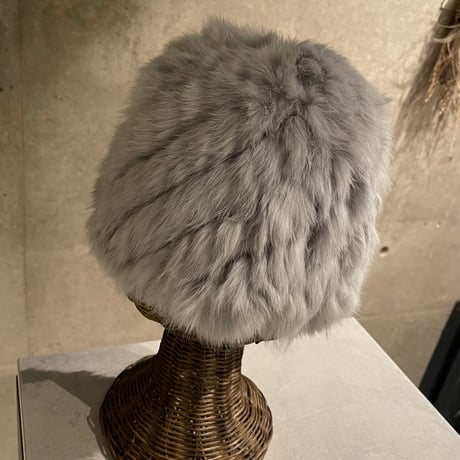 261SL0103AX(S) / Fur Skully Hat（Gray）