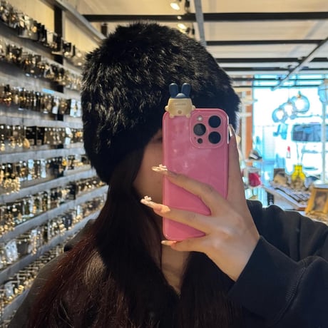 261SL0103AX(S) / Fur Skully Hat（Black）