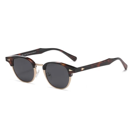 【 Legit Eyewear 】Sunglasses Murakami (Demi/Grey/Gold)