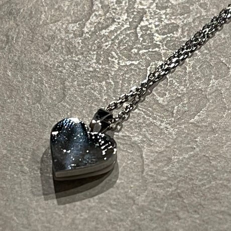 2502NC0289 / Shell heart motif Necklace（Silver）