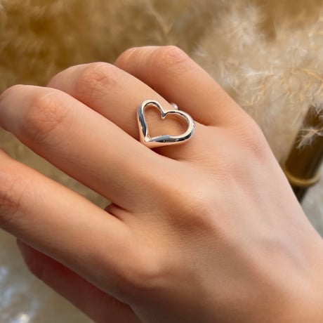 2506RG0663 /  Heart line ring（Silver）