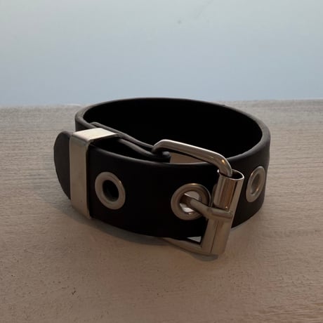 2606BR0138 / Simple leather Bracelet（Black）