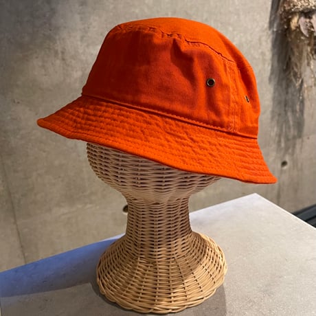 2409HW0055(S)/ Washed Bucket hat（Orange）