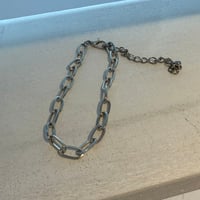 2604BR0125 / Simple oval chain Bracelet（Silver）