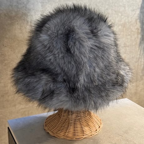 2510KC1022(S) / Mix Fur Hat（Gray/Black）