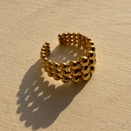 2603RG0748 / Mini ball line ring （Gold）