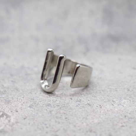 Initial ring（SILVER / U） /  2100-RGSL045