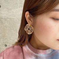 swell Circle wheels Pierce（Bronze Gold） / 2106-PR0169