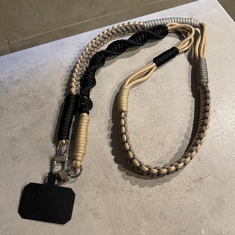2511GS050(S) / Original Design Smartphone Strap（Black/Beige/Gray）