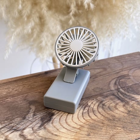 23SSGS005 / 3way clip handy fan（Gray）