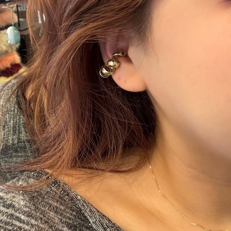 23SSEC002 / Spiral Ear Cuff（Gold）