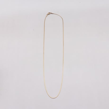Snake Chain Simple Thin Necklace（Gold / 55cm）/ 2109-NC102
