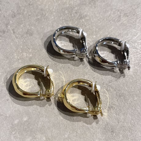 Round craft hoop Earring（Gold）/ 2210_ER0119