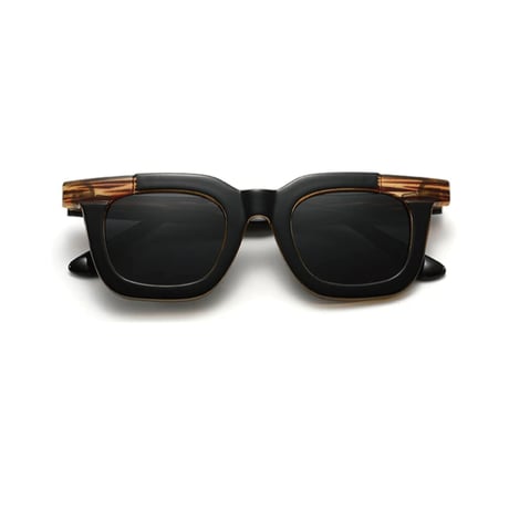 【 Legit Eyewear 】Sunglasses Konoe (Black Wood/Grey)