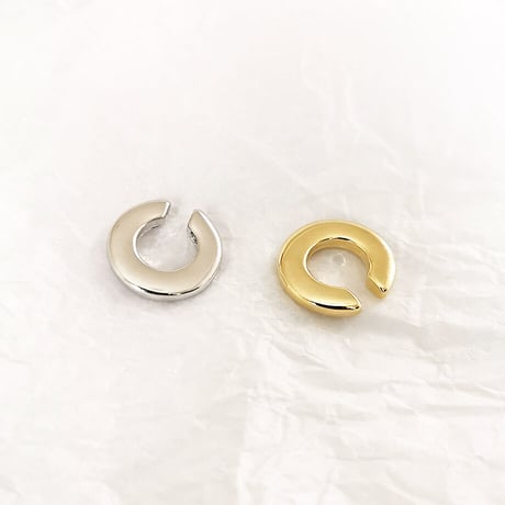 Round Circle Ear Cuff （SILVER）  / EC-031