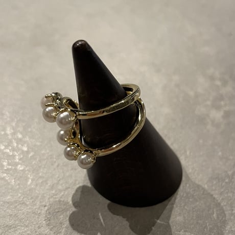 2212RG0274 / Double Line Pearl ring（Gold）