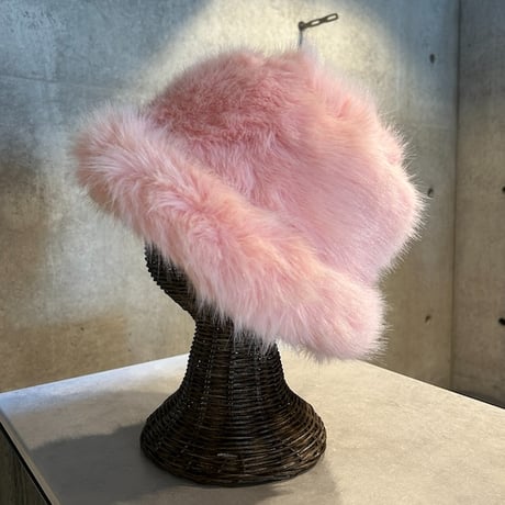 2409HW0050 (S)/ Volume fur hat #2（Pink）