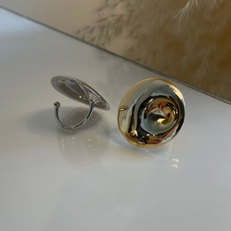 2405RG0471 / Circle hollow ring（Gold）