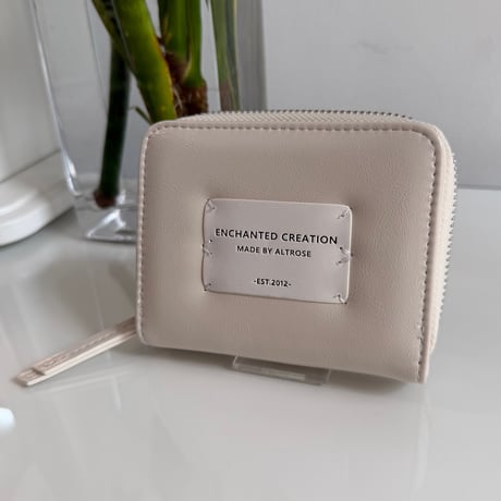 2605GS071(S)/ Text Tag Wallet（Ivory）