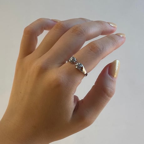 2506RG0655 / Paw pad  motif ring（Silver）
