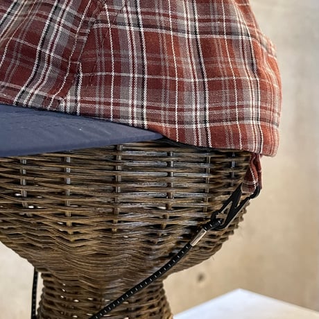 2504HW0087(S) / 2Way cotton check cap（RedCK）