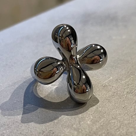 2502RG0581 / Cross drop design ring（Silver）