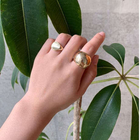 Semicircle ring（SILVER） / 2103-RG020