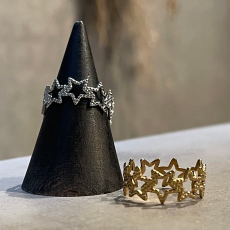 2505RG0627 / Star line motif ring（Gold）