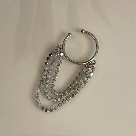 2403EC003 / Layer chain Ear Cuff（Silver）