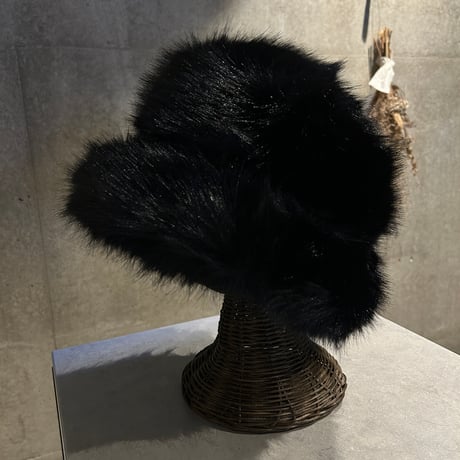 2409HW0050(S)/ Volume fur hat #2（Black）