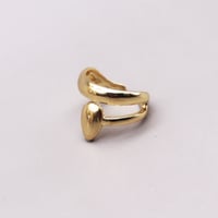 Drop Deformation Cartilage Earcuff （Gold/Left） / EC069B