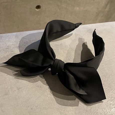 2503HA0061（S）/ Center Ribbon headband（Black)