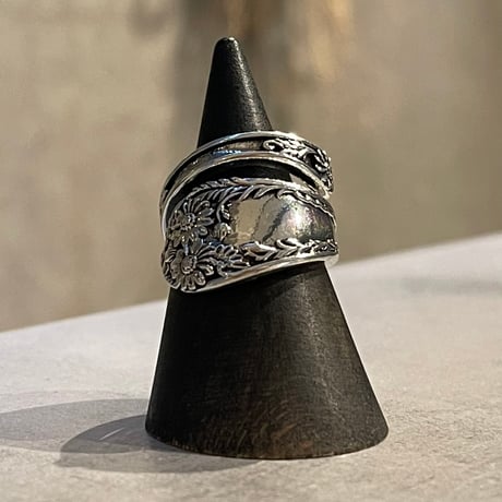 2412RG0557 / Cross  Flower  design ring（Silver）