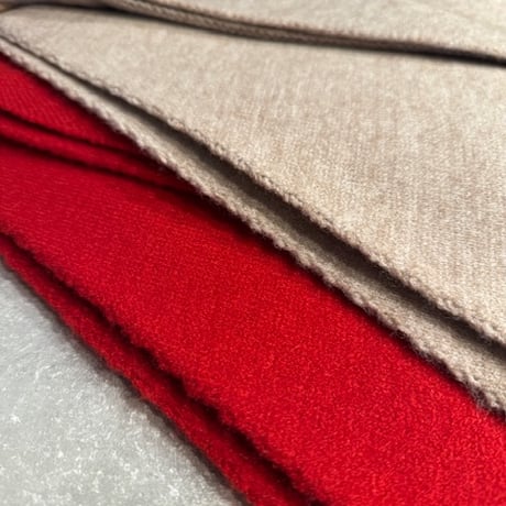 2509GS042(S)/Knit Triangle Stall(Red)