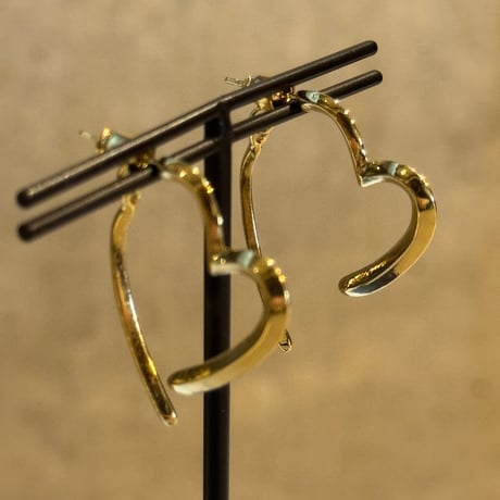 2504PR0776 /  Heart hoop Pierce（Gold)