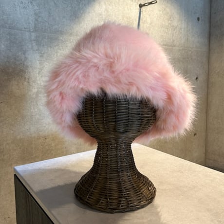 2409HW0050 (S)/ Volume fur hat #2（Pink）