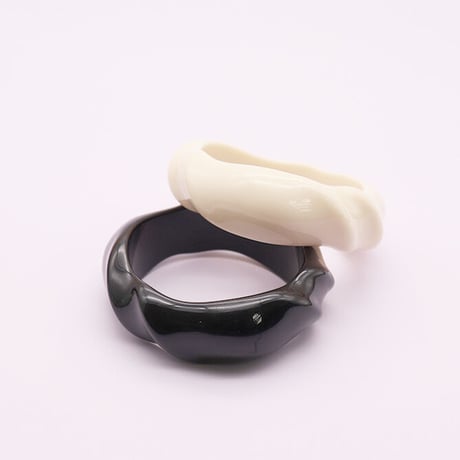 Acrylic  Bangle（Black）/ 2106-BR069