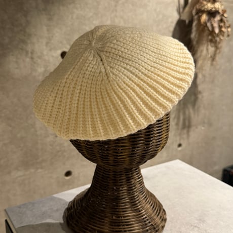 2509HW0103(S) / Knit béret（Ivory）