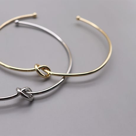 knot design choker（gold）  / 2108-NC077