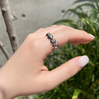 2406RG0479 / Heart motif line ring（Silver)
