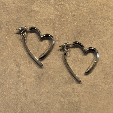 2504PR0776 /  Heart hoop Pierce（Silver)