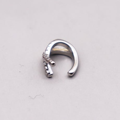 Cross Metal small  Earcuff （Silver/Left） / EC070