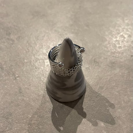 2311RG0340 /  Layer half chain ring（Silver）