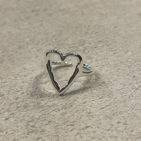 2406RG0483 / Nuance heart design ring（Silver）