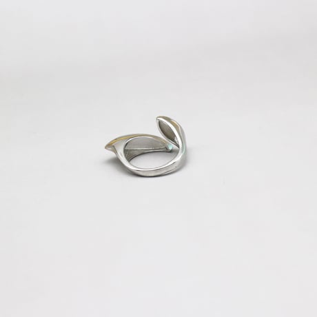 Smooth Drop Personality Open Ring（Silver） /  2111-RG145