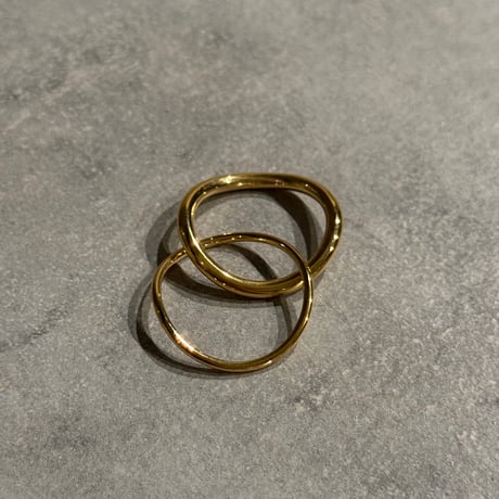 2511RG0697 / 2line ring（Gold）