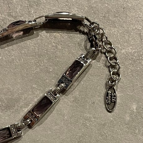 2510BR0104 / Square stone Bracelet（Silver）