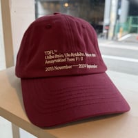 KF251114AST(S) / Text Embroidery Cap（Burgundy）